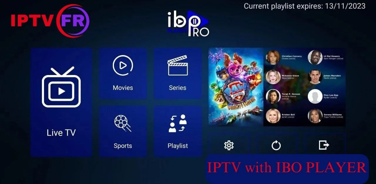 IPTV with IBO PLAYER